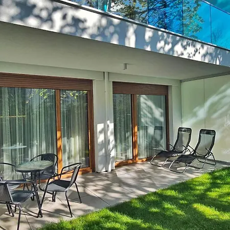 Apartament Whiteblue Kołobrzeg z dużym ogródkiem - 100 m od plaży! Whiteblue Kolberg Apartment mit großem Garten - 100 m vom Strand entfernt! Whiteblue Kołobrzeg Apartmán s velkou zahradou - 100 m od pláže!-3